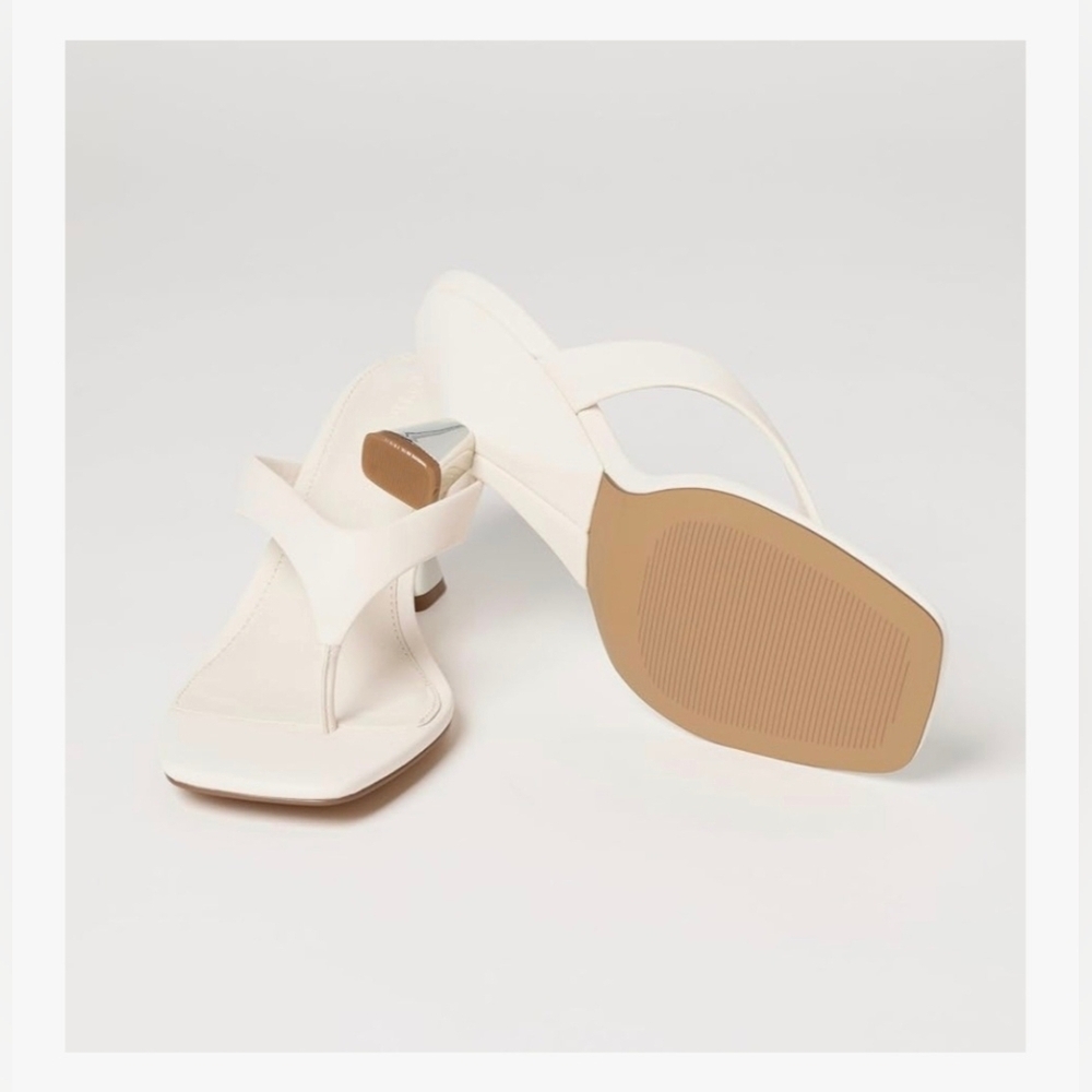 The Drop Women's Dakota Thong Scupted Heel Sandal #915, 916, 917, 918, 919, 920